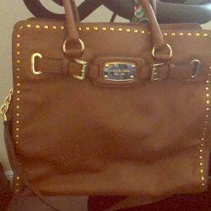 Micheal Kor large brown tote  bag